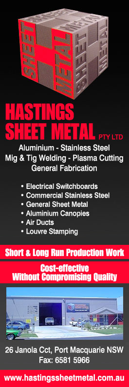 hasting sheet metal pty ltd aluminium fabricators 26 janola cct port sheet metal