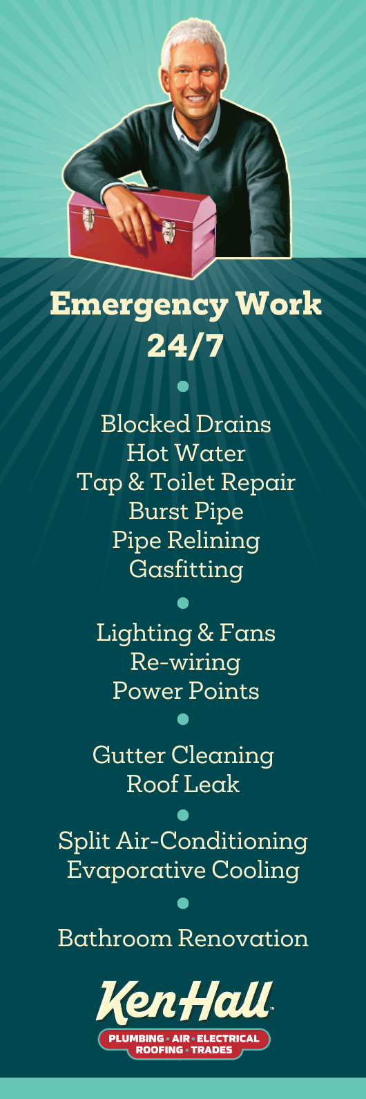 Ken Hall Plumbers - Promotion