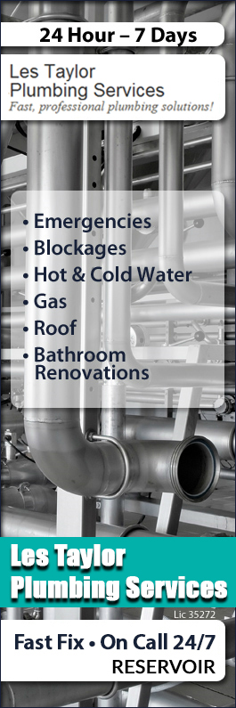 Les Taylor Plumbing Services - Promotion