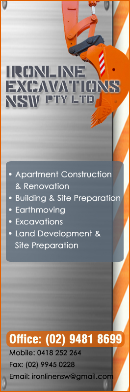 Ironline Excavations NSW Pty Ltd - Promotion