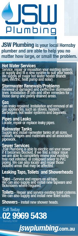 JSW Plumbing Pty Ltd - Promotion
