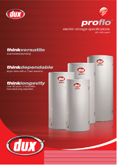 Dux Proflo Electric Water Heater