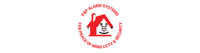 P &amp; P Alarm Systems - logo