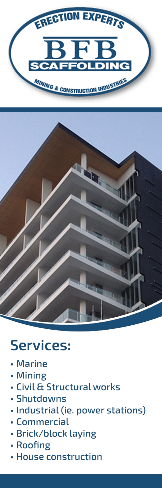 BFB Scaffolding - Promotion