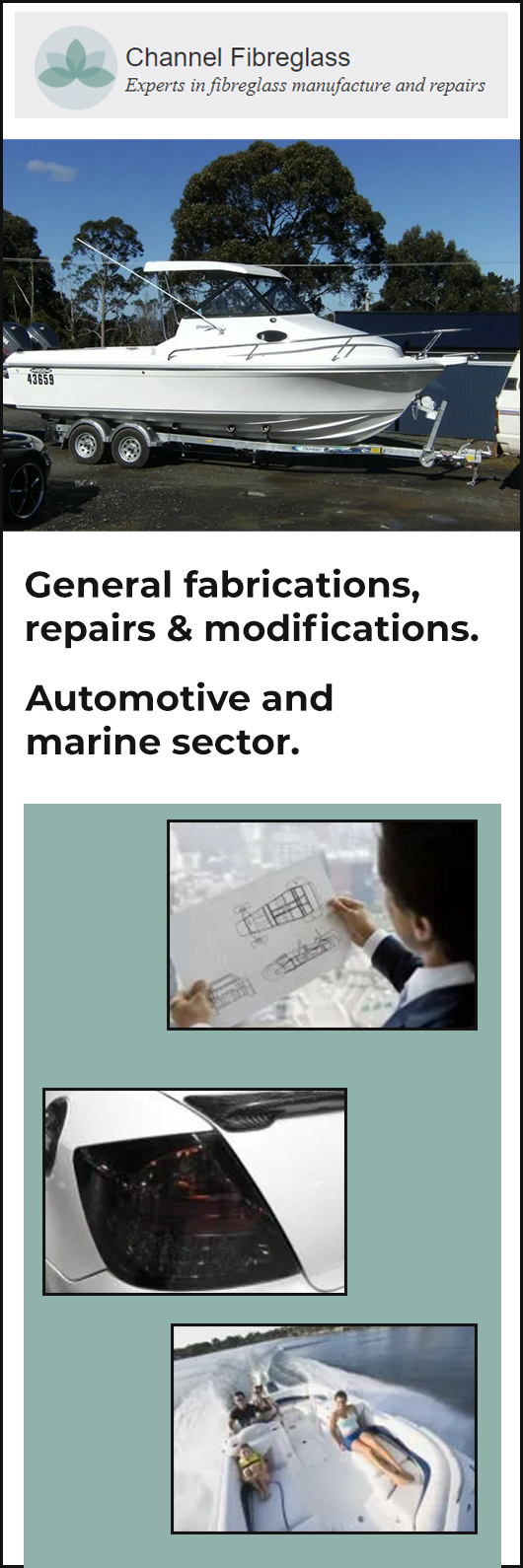 Channel Fibreglass - Promotion
