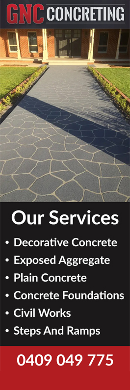 GNC Concreting - Promotion