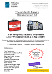 Portable Airway Resuscitation