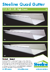 Steeline Quad Gutter