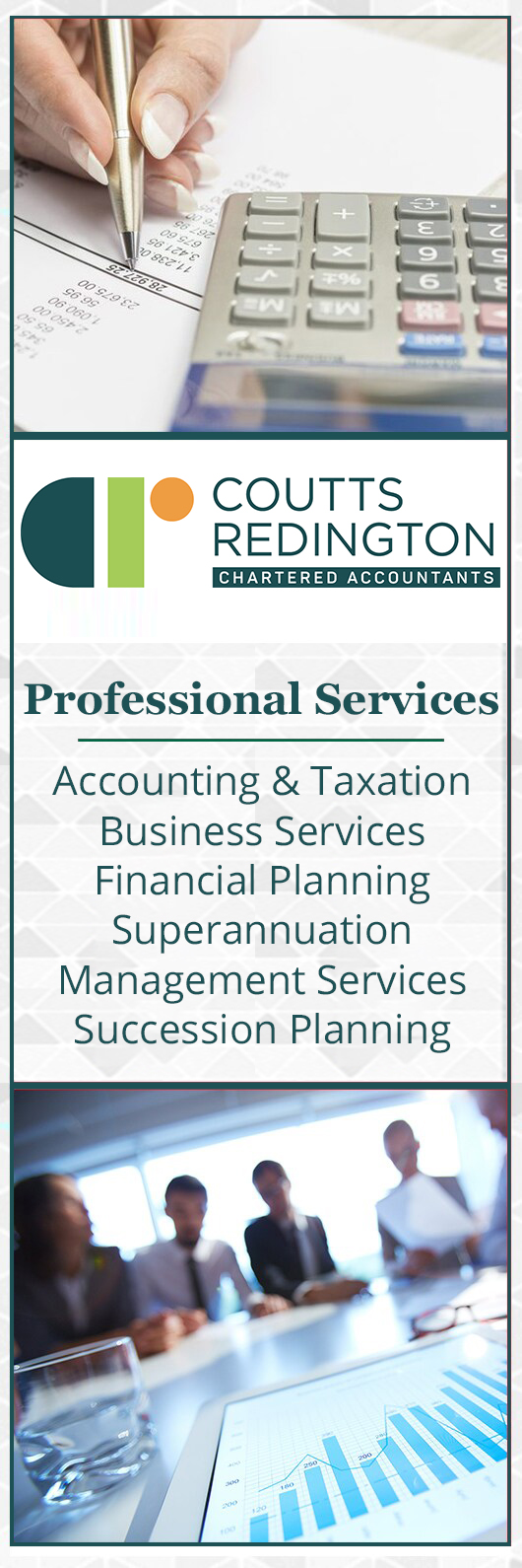Coutts Redington Chartered Accountants - Promotion