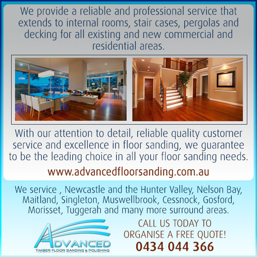 Advanced Timber Floor Sanding & Polishing - Promotion