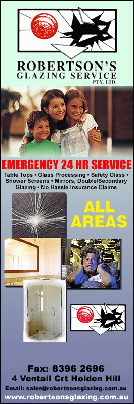 Robertson's Glazing Service - Promotion