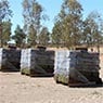 Cut turf, ready for planting.