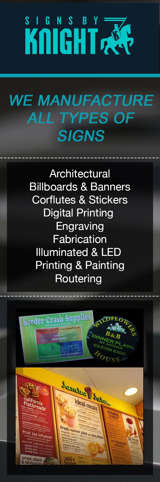 Signs By Knight - Promotion