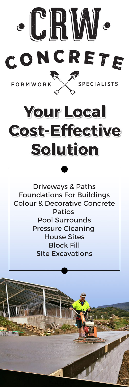 CRW Concrete & Excavation - Promotion