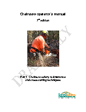 Chainsaw Manual Part 1