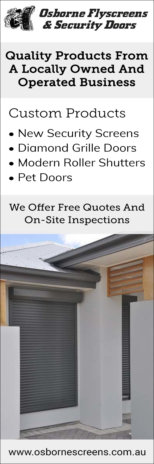 Osborne Flyscreens & Security Doors - Promotion
