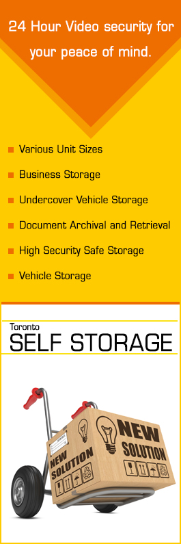 Toronto Self Storage - Promotion