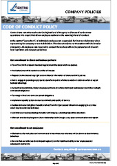 Code Of Conduct
