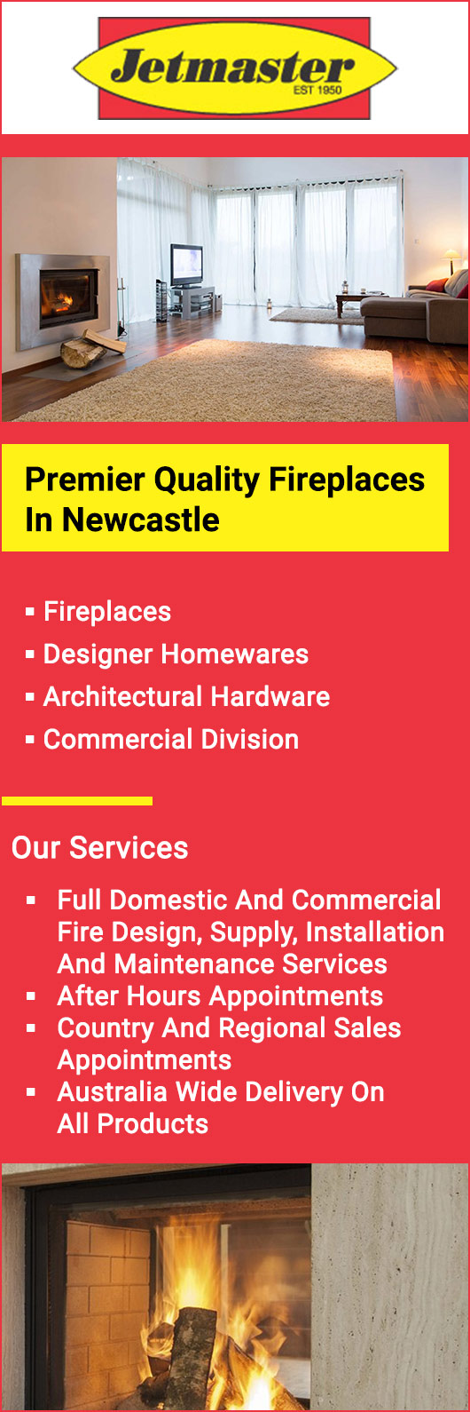 Jetmaster Heating & Interiors Hunter Region - Promotion