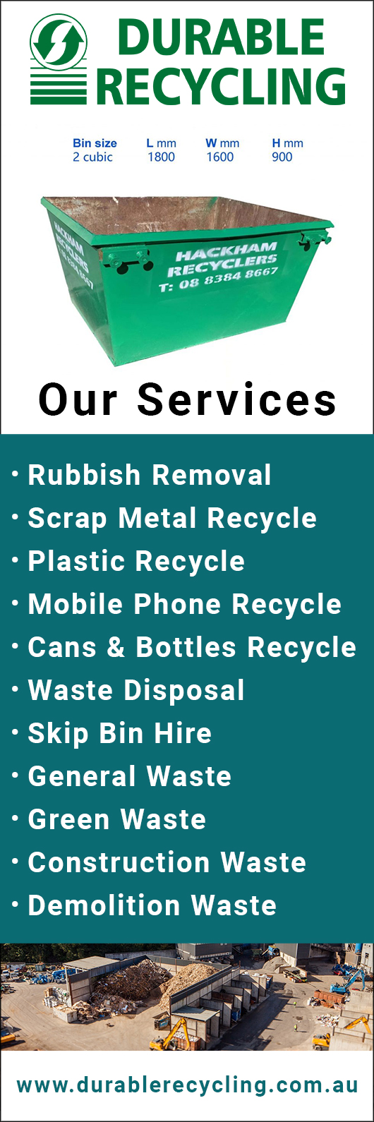 Durable Recycling Reynella - Promotion