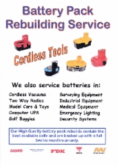 Battery Pack Rebuilding Service