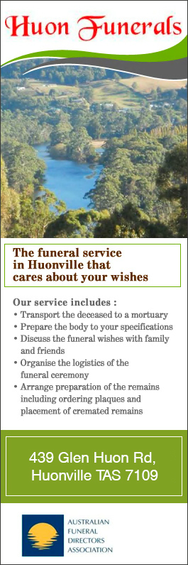 Huon Funerals - Promotion