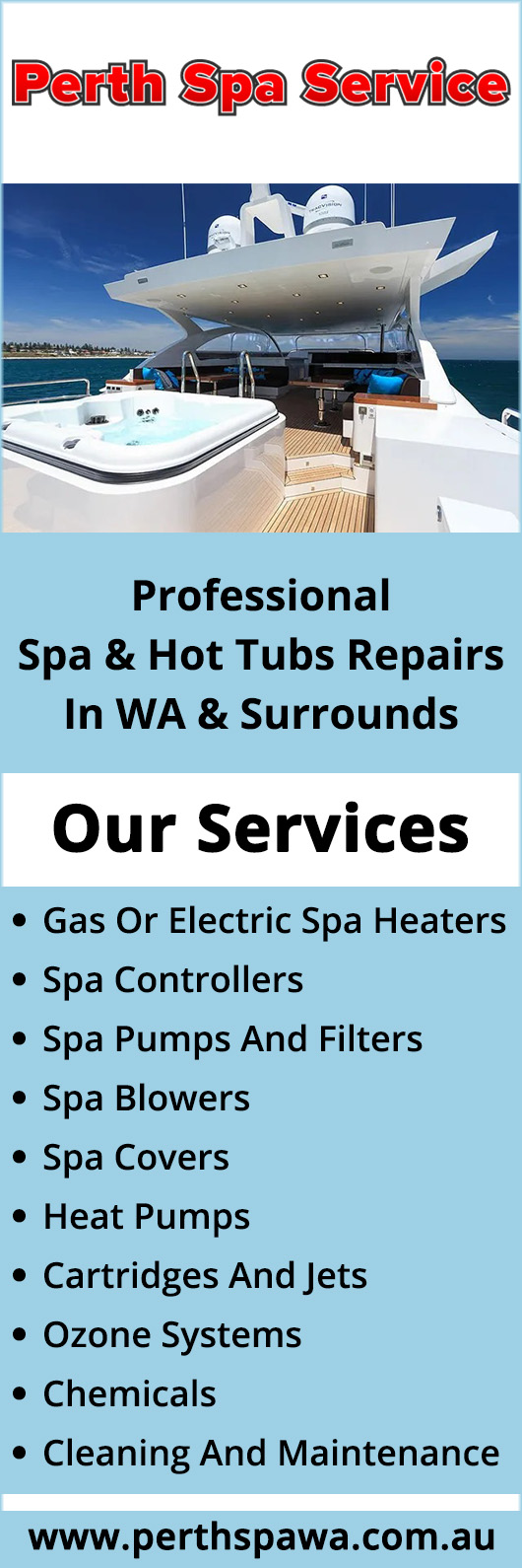 Perth Spa Service - Promotion