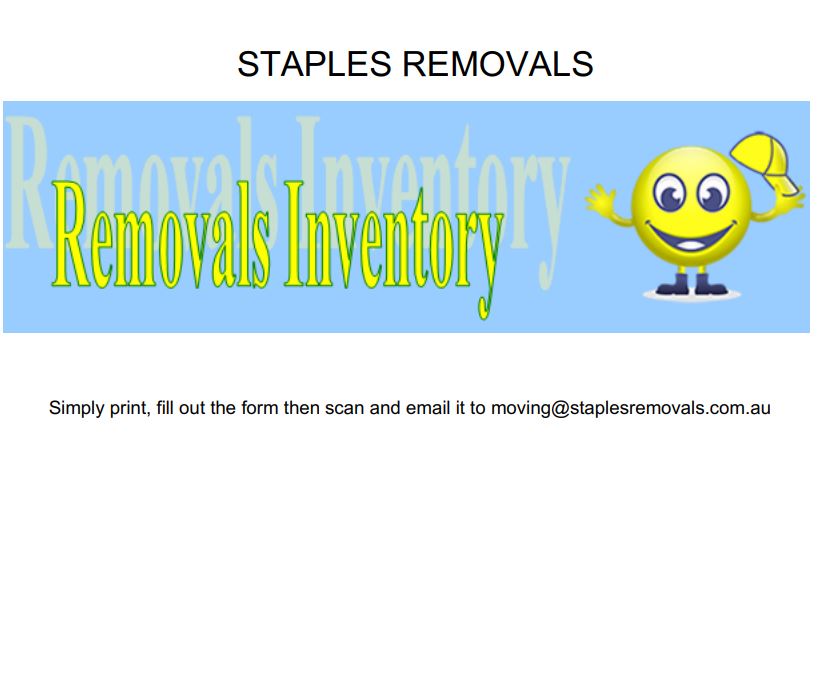 Staples Inventory 2017