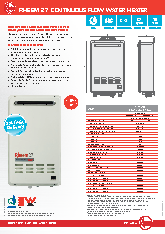Continuous hot water heater