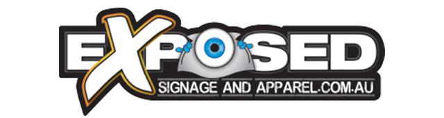 Exposed Signage &amp; Apparel - logo