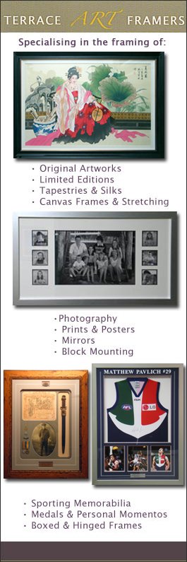 Terrace Art Framers - Photo Frames & Picture Framing - Mandurah