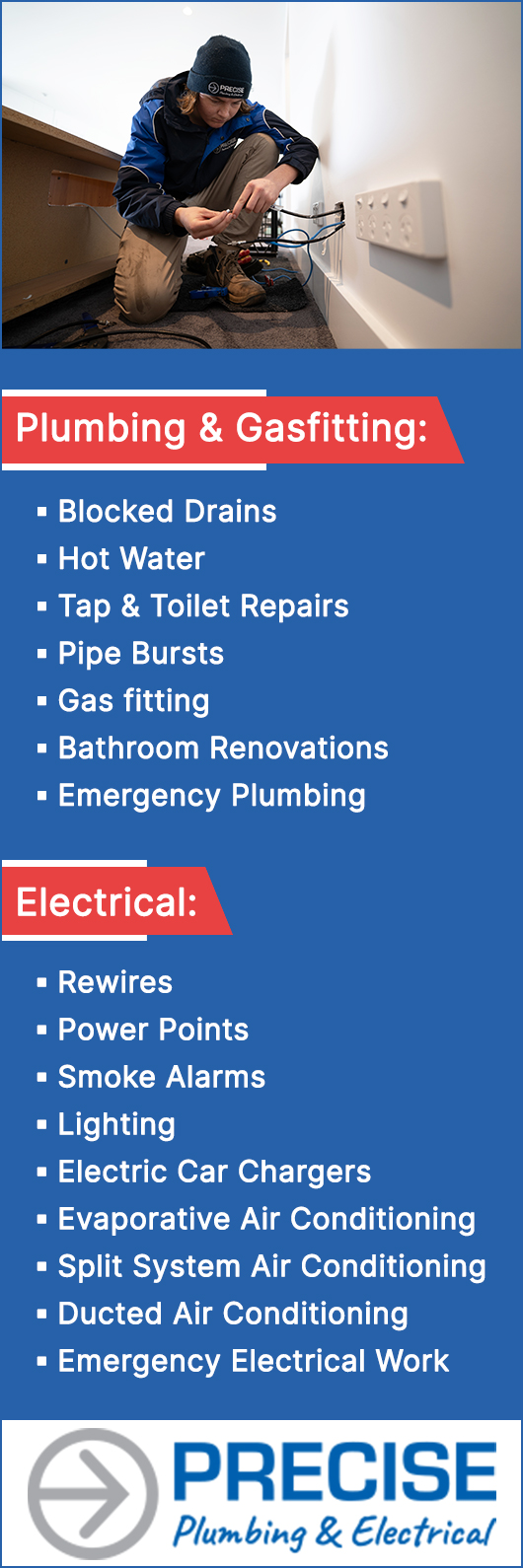 Precise Plumbing and Electrical - Promotion