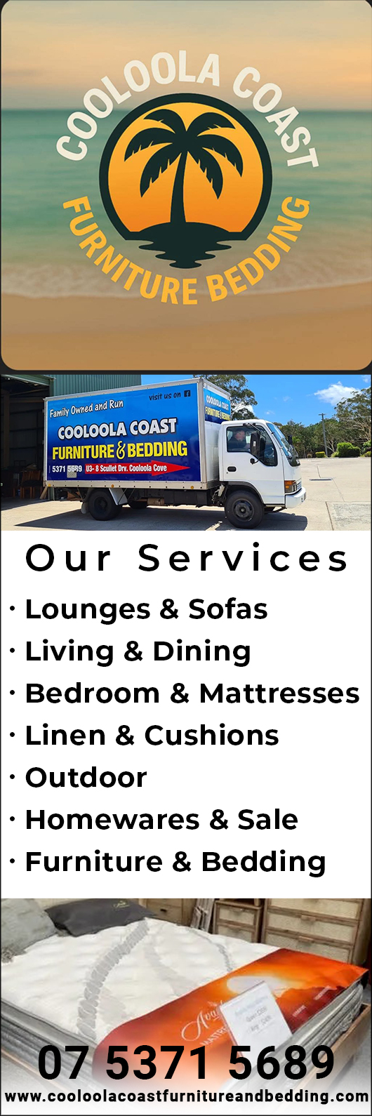 Cooloola Coast Furniture & Bedding - Promotion