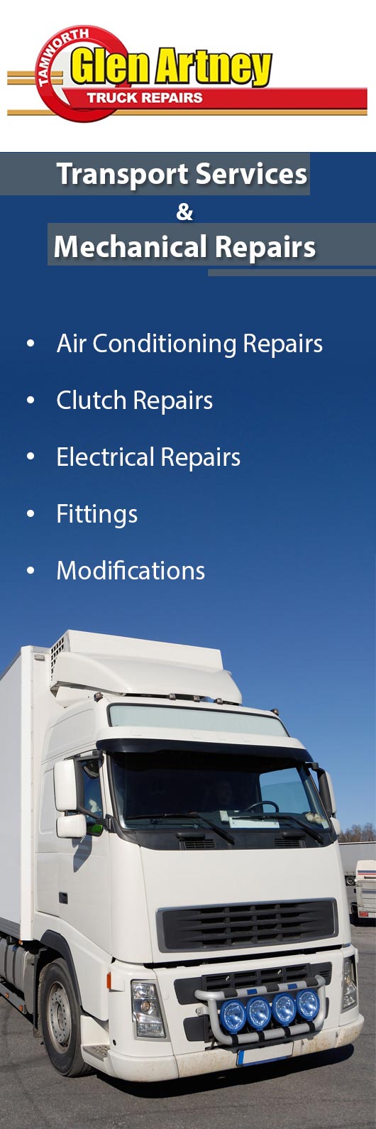 Glen Artney Truck Repairs - Promotion