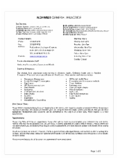 Practice Information Sheet
