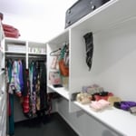 Built in wardrobes save space and help to organise clothing so that they can be accessed simply and easily.