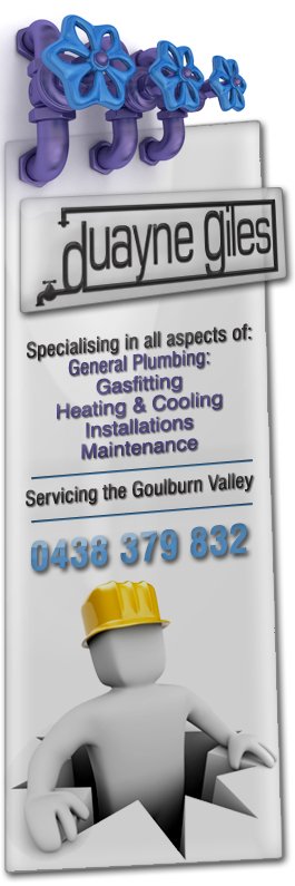 Duayne Giles Plumbing and Gasfitting - Promotion