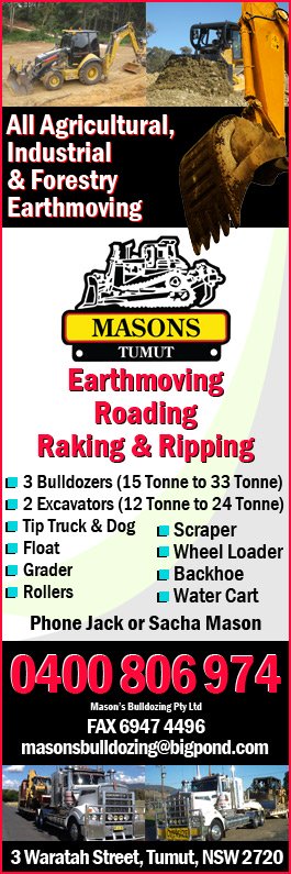 Mason's Bulldozing Pty Ltd - Promotion