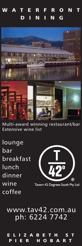 Tavern 42 Degrees South Pty Ltd - Promotion