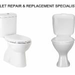 Toilet needing replacement, repair or unblocking - our plumbers can solve it fast & professionally on the same day