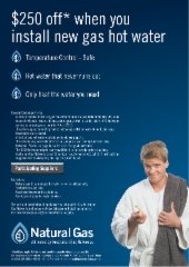 Gas Hot Water Rebate Brochure
