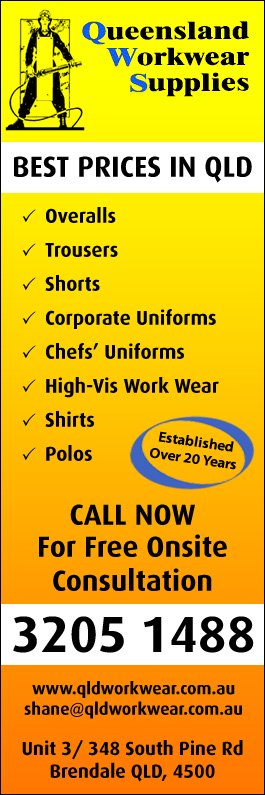 Queensland Workwear Supplies  - Promotion