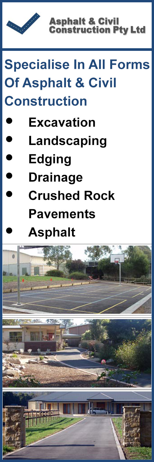 Asphalt & Civil Construction P/L - Promotion