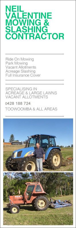 Neil Valentine Mowing & Slashing Contractor - Promotion