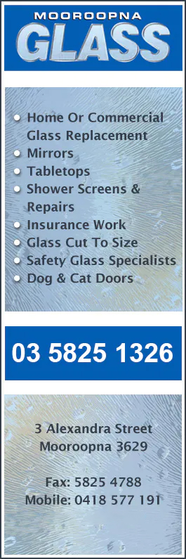 Mooroopna Glass - Promotion