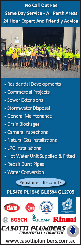 Casotti Plumbers & Gasfitters - Promotion