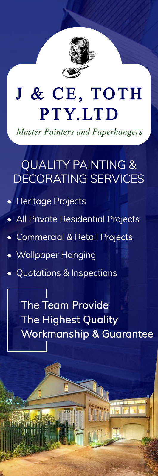 J & CE Toth Pty Ltd - Promotion