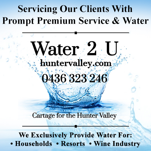 Water 2 U Hunter Valley - Promotion