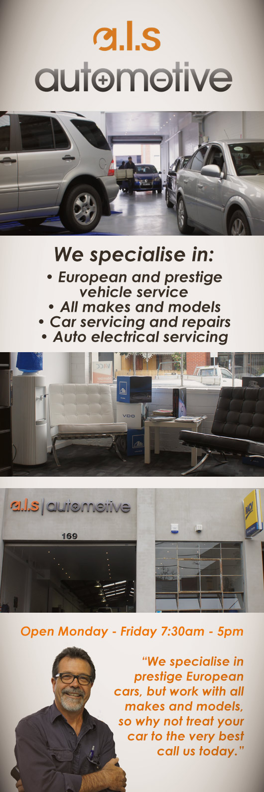 A.L.S. Automotive Mechanic 169 Gladstone St South Melbourne