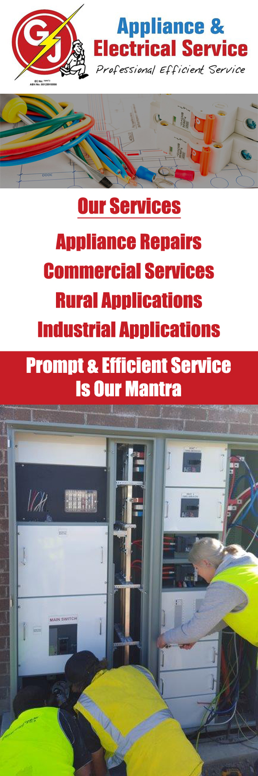 G J Appliance & Electrical Service Electricians & Electrical